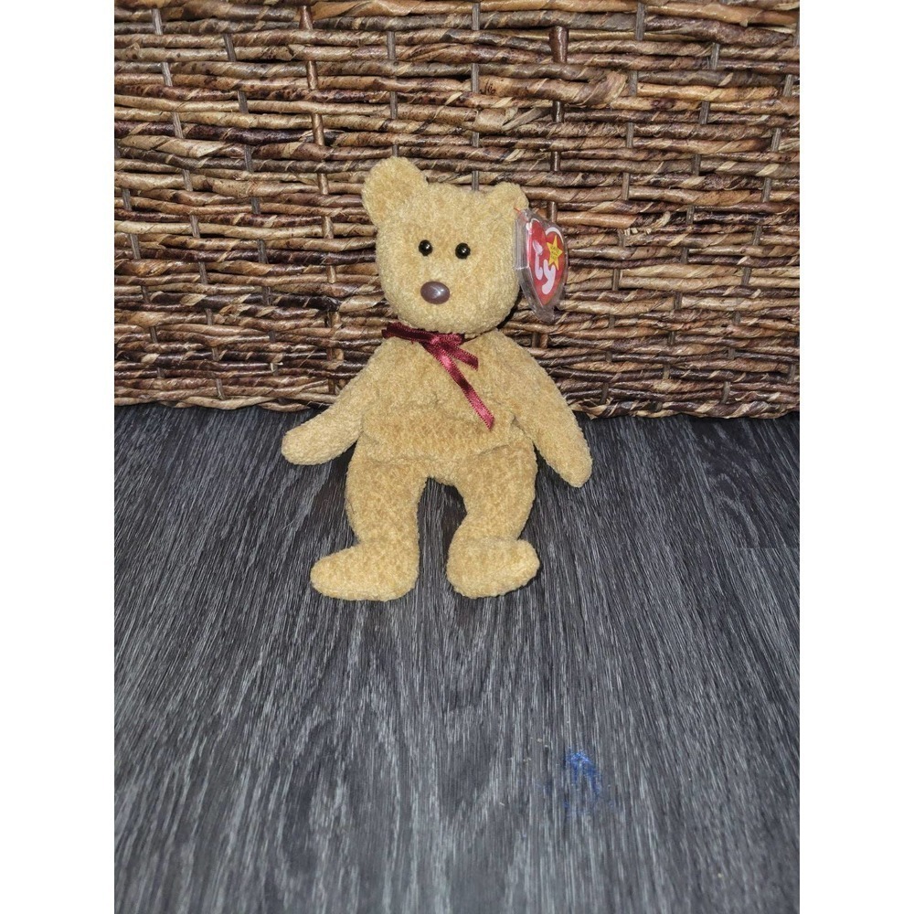 Ty Beanie Babies Curly The Bear